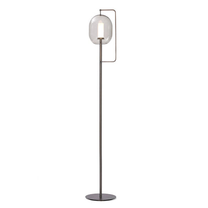 Lantern Tall Floor Lamp | Burnished Brass