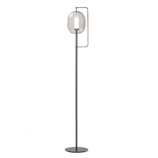Lantern Tall Floor Lamp | Burnished Brass