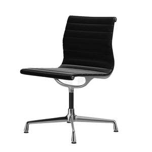 Aluminium Group EA 101 Chair | Black 66 Standard Leather