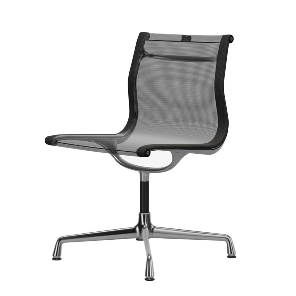 Aluminium Group EA 101 Chair | Dark Grey 05 Netweave Upholstery