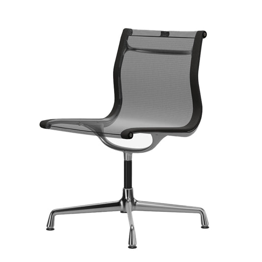 Aluminium Group EA 101 Chair | Dark Grey 05 Netweave Upholstery