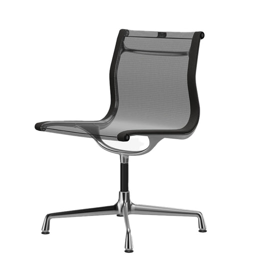 Aluminium Group EA 101 Chair | Dark Grey 05 Netweave Upholstery