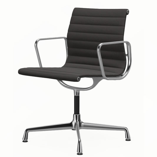 Aluminium Group EA 103 Chair | Dark Grey 05 Hopsak Upholstery