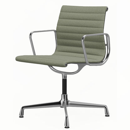 Aluminium Group EA 103 Chair | Ivory/Forest 87 Hopsak Upholstery