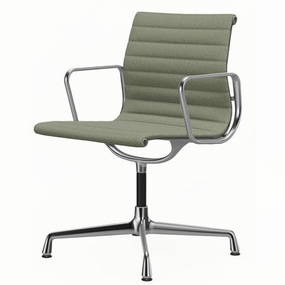 Aluminium Group EA 103 Chair | Ivory/Forest 87 Hopsak Upholstery