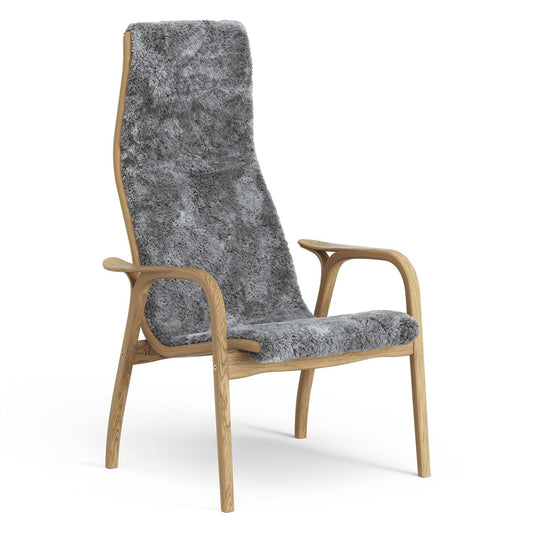 Lamino High Back Chair | Sheepskin Scandi Grey
