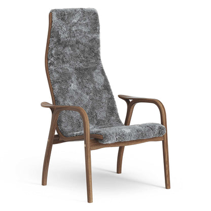 Lamino High Back Chair | Sheepskin Scandi Grey