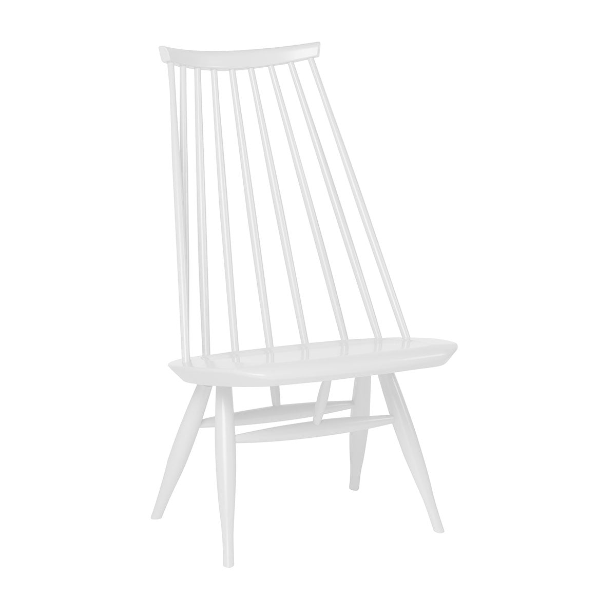 Mademoiselle Lounge Chair | Birch Lacquered White
