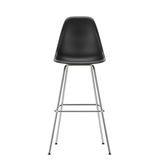 Eames Plastic Stool High | Polypropylene Seat Shell in Deep Black