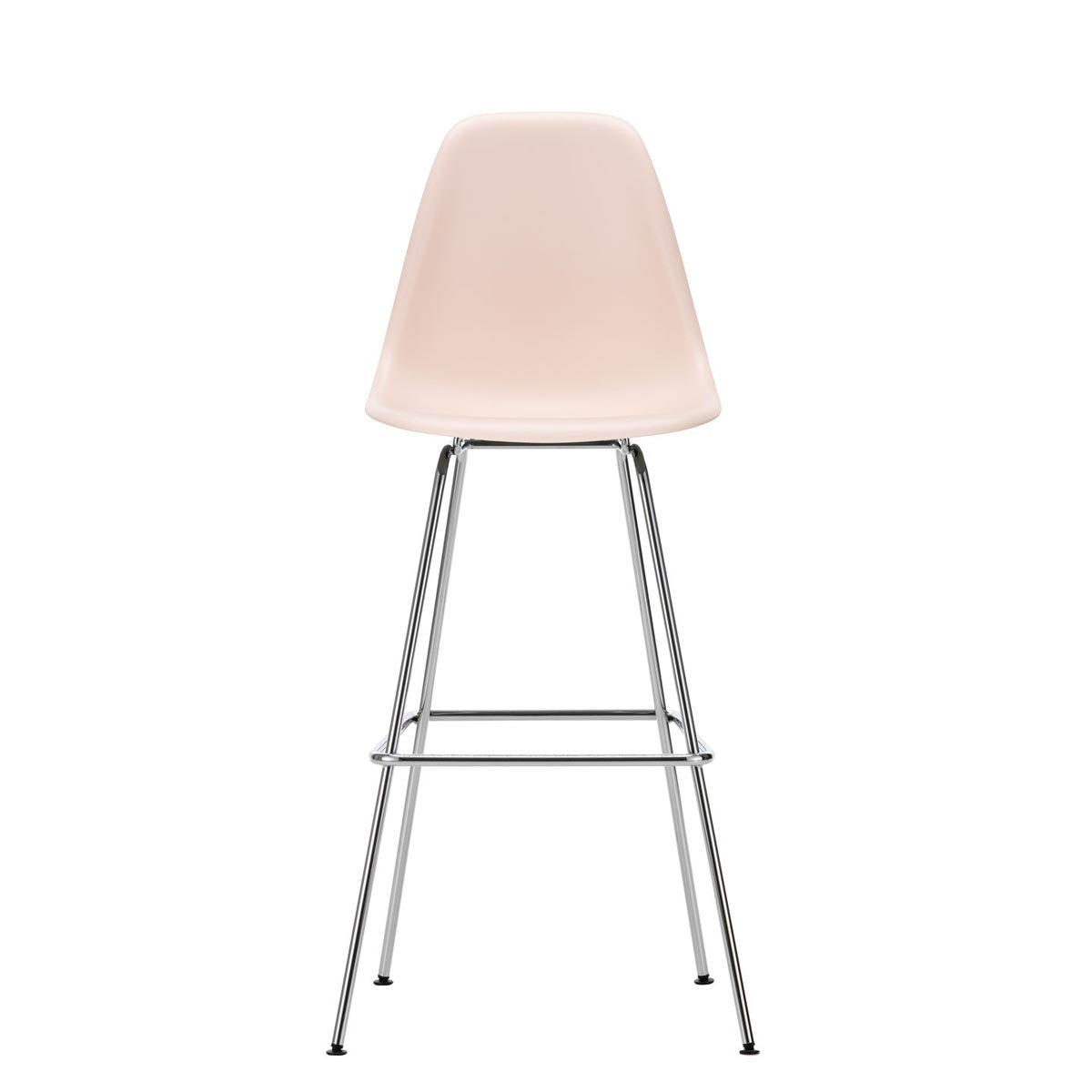 Eames Plastic Stool High | Polypropylene Seat Shell in Pale Rose