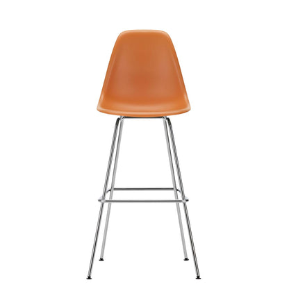 Eames Plastic Stool High | Polypropylene Seat Shell in Rusty Orange