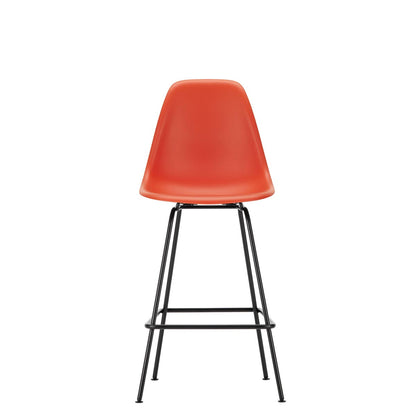 Eames Plastic Stool Medium | Polypropylene Seat Shell in Poppy Red