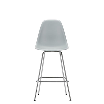 Eames Plastic Stool Medium | Polypropylene Seat Shell in Light Grey