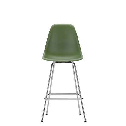 Eames Plastic Stool Medium | Polypropylene Seat Shell in Forest Green