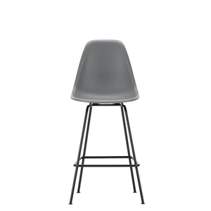 Eames Plastic Stool Medium | Polypropylene Seat Shell in Granite Grey