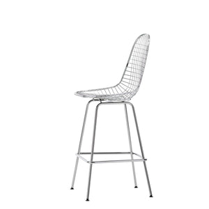 Eames Wire Stool Medium | Chromed Frame with Felt Glides