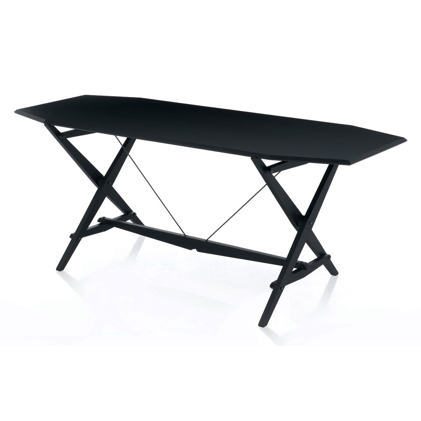 Cavaletto Desk | Black Stained Ashwood