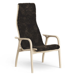 Lamino High Back Chair | Sheepskin Espresso