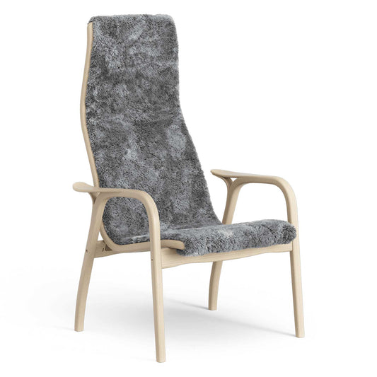 Lamino High Back Chair | Sheepskin Scandi Grey