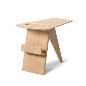 Risom Magazine Table | Clear Lacquered Oak Veneer