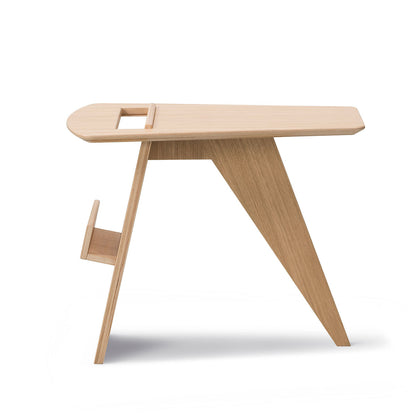 Risom Magazine Table | Clear Lacquered Oak Veneer