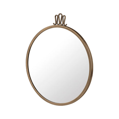 Randaccio Mirror Small | Antique Brass