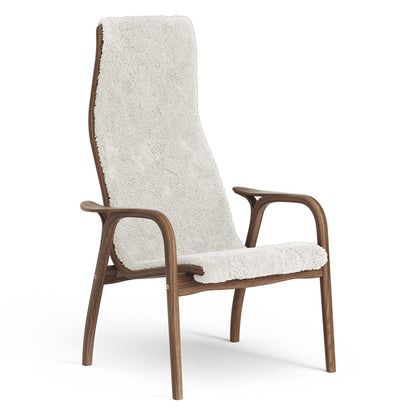 Lamino High Back Chair | Sheepskin Off White