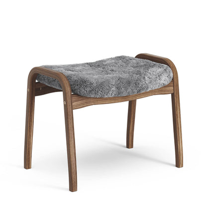 Lamino Footstool | Sheepskin Scandi Grey