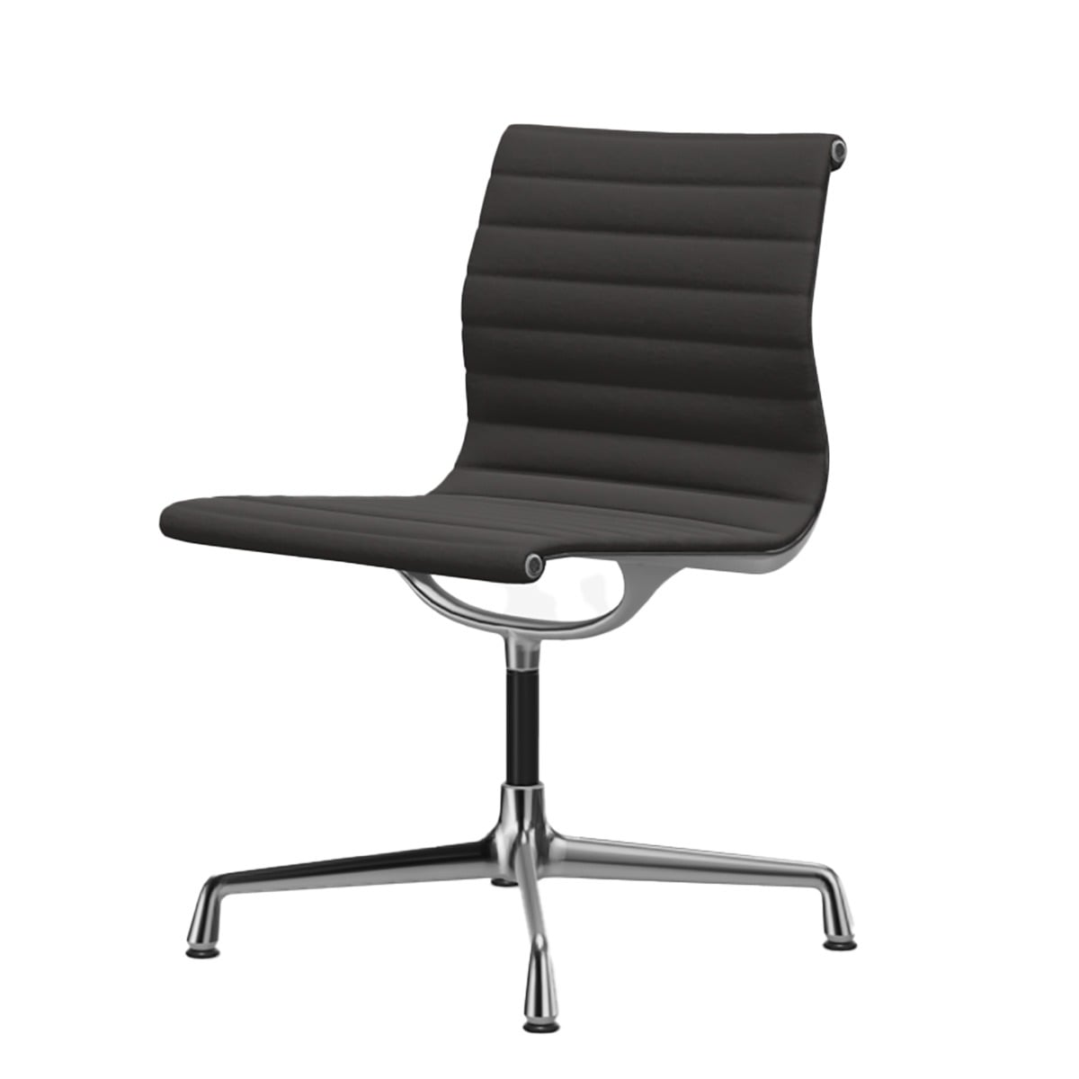 Aluminium Group EA 101 Chair | Dark Grey 05 Hopsak Upholstery
