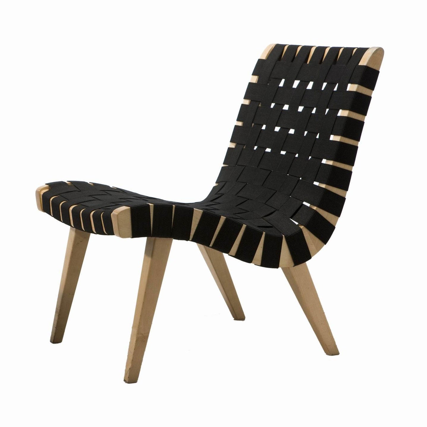 Risom Lounge Chair | Black Webbing