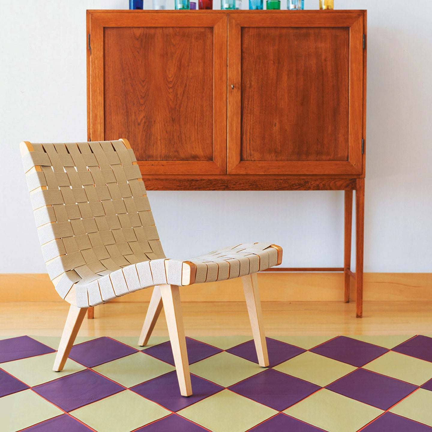 Risom Lounge Chair | Flax Webbing