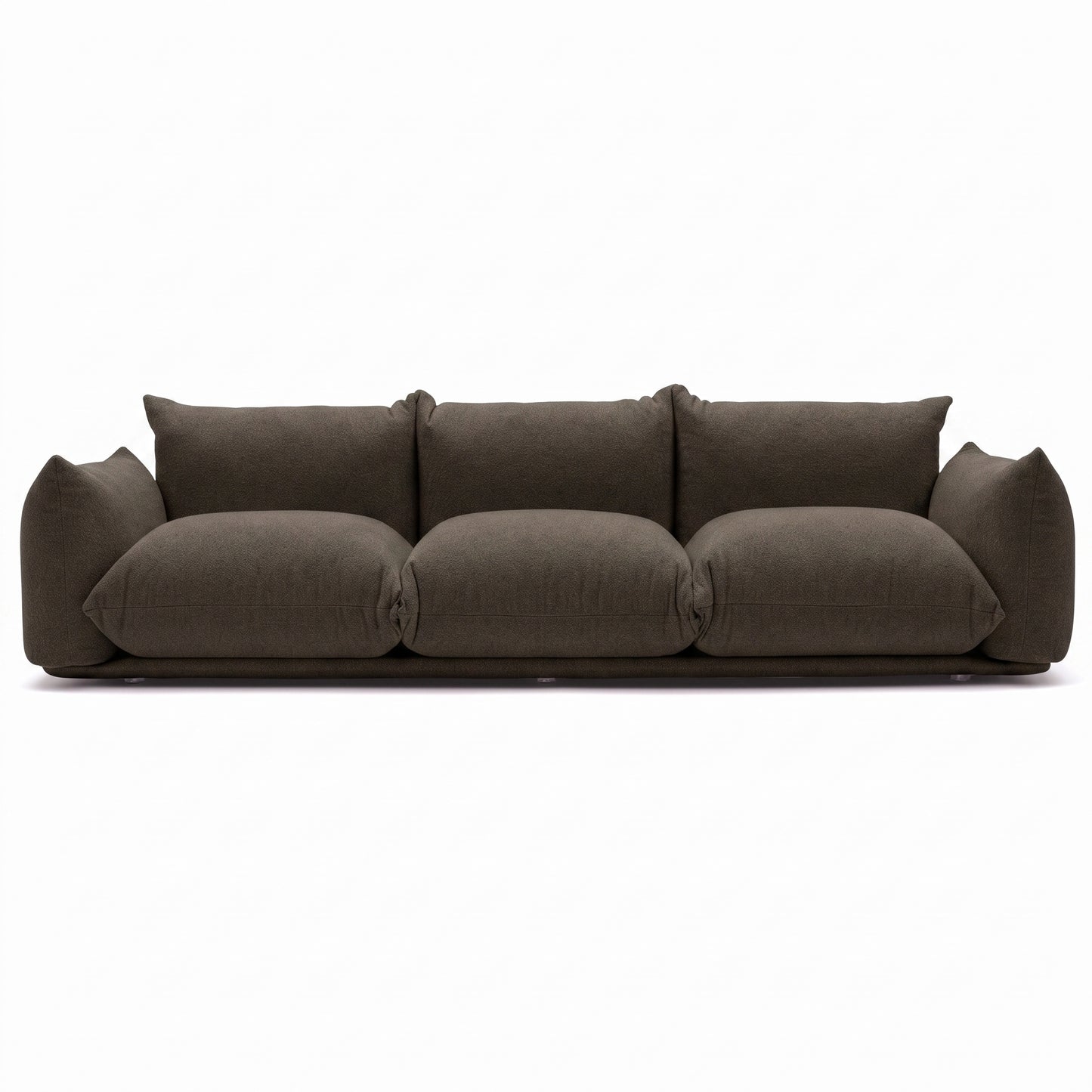 Marenco 2018 Sofa 3 Seat Small | Earth Brown Mistral 2012 Velvet - Generated