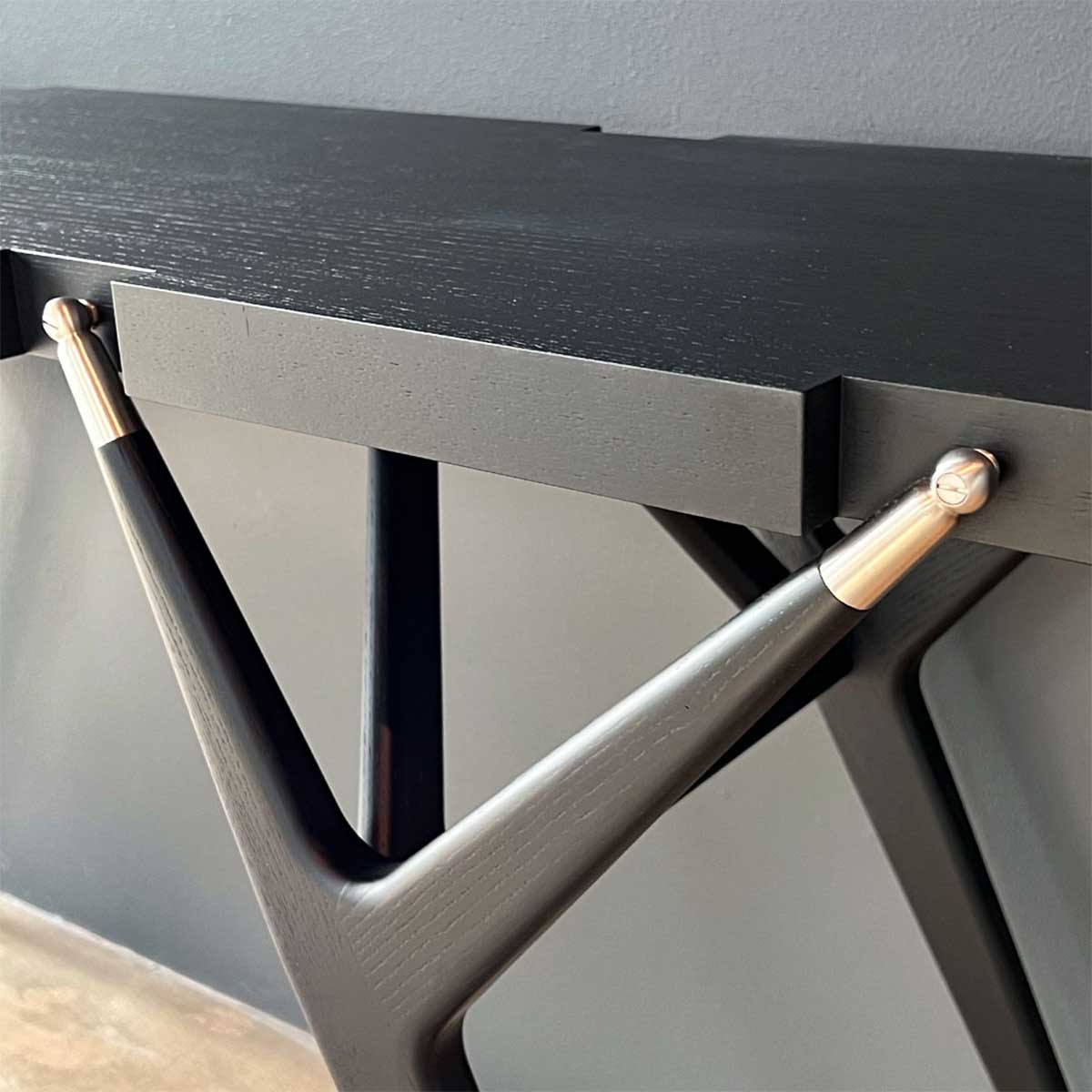 PA 1947 Console Table | Ash Stained Black