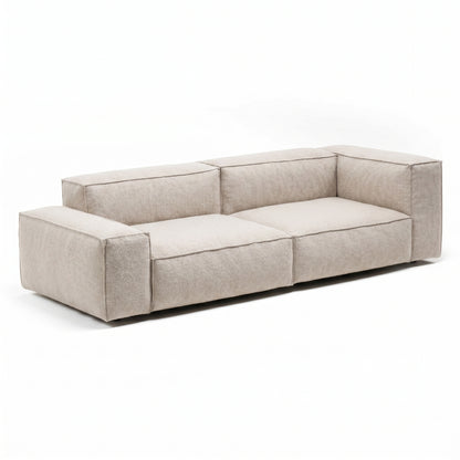 NeoWall Sofa 240cm | White 01 Tosca Upholstery - Generated