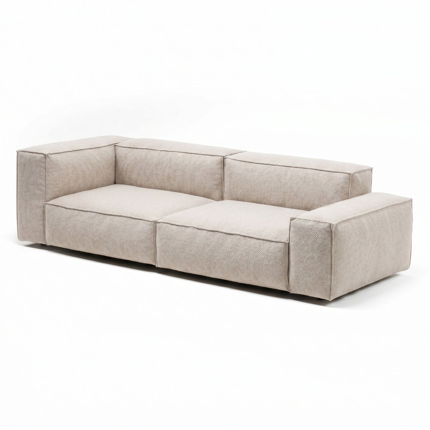 NeoWall Sofa 240cm | White 01 Tosca Upholstery