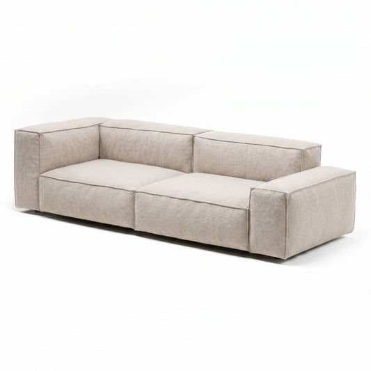 NeoWall Sofa 240cm | White 01 Tosca Upholstery