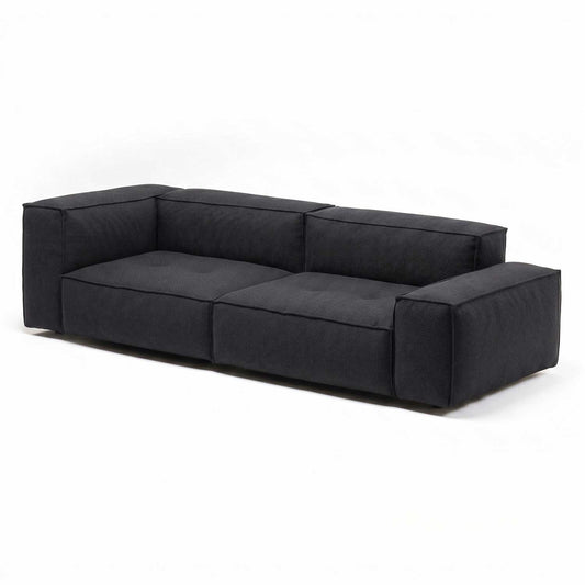 NeoWall Sofa 240cm | Blue Black 05 Tosca Upholstery