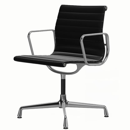 Aluminium Group EA 103 Chair | Black 66 Standard Leather