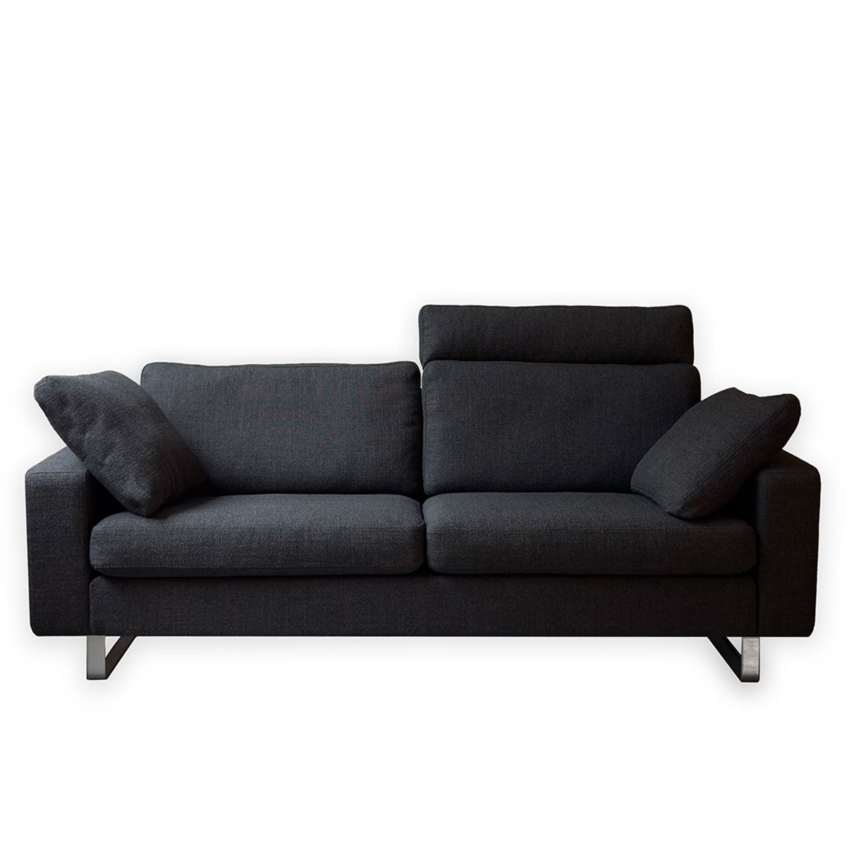 Conseta Sofa 204x85cm | Anthracite 5010 Fabric Upholstery