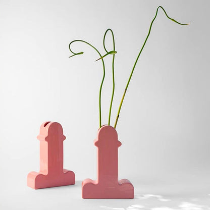 Shiva Flower Vase | Pink Ceramic