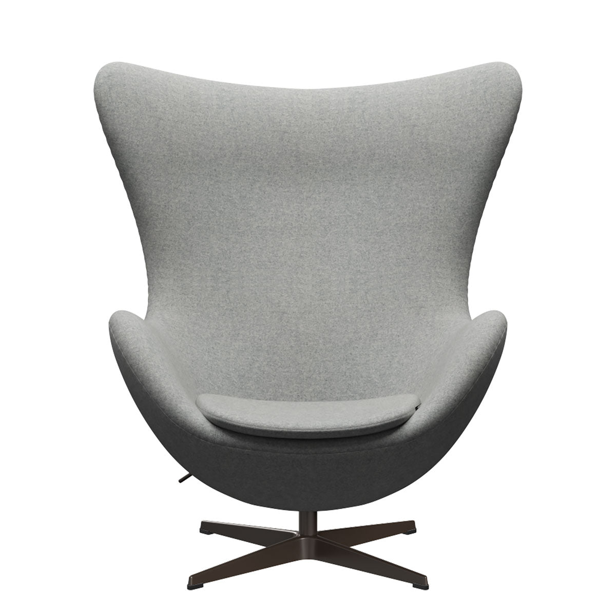 Egg Chair | Pale Grey Divina Melange 120 Seat and Back
