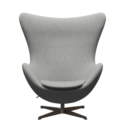 Egg Chair | Pale Grey Divina Melange 120 Seat and Back