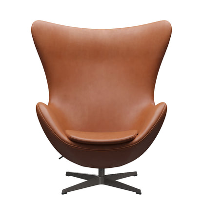 Egg Chair | Walnut Grace Leather Upholstery