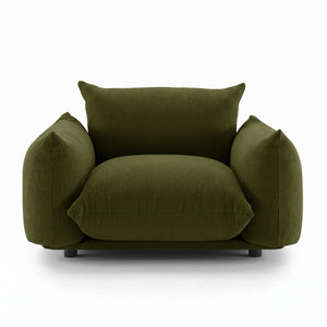 Marenco 2018 Sofa 1 Seat | Moss Green Mistral 1401 Velvet - Generated