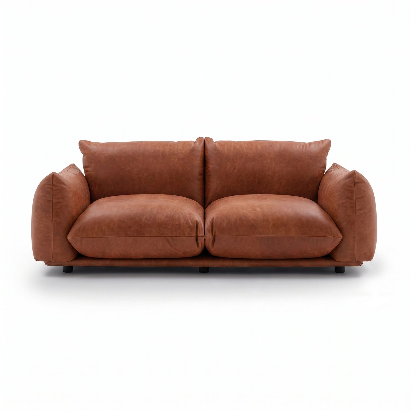 Marenco 2018 Sofa 2 Seat Small | Cognac Rubino 4 Leather - Generated