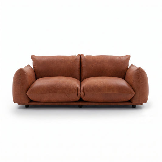 Marenco 2018 Sofa 2 Seat Small | Cognac Rubino 4 Leather - Generated