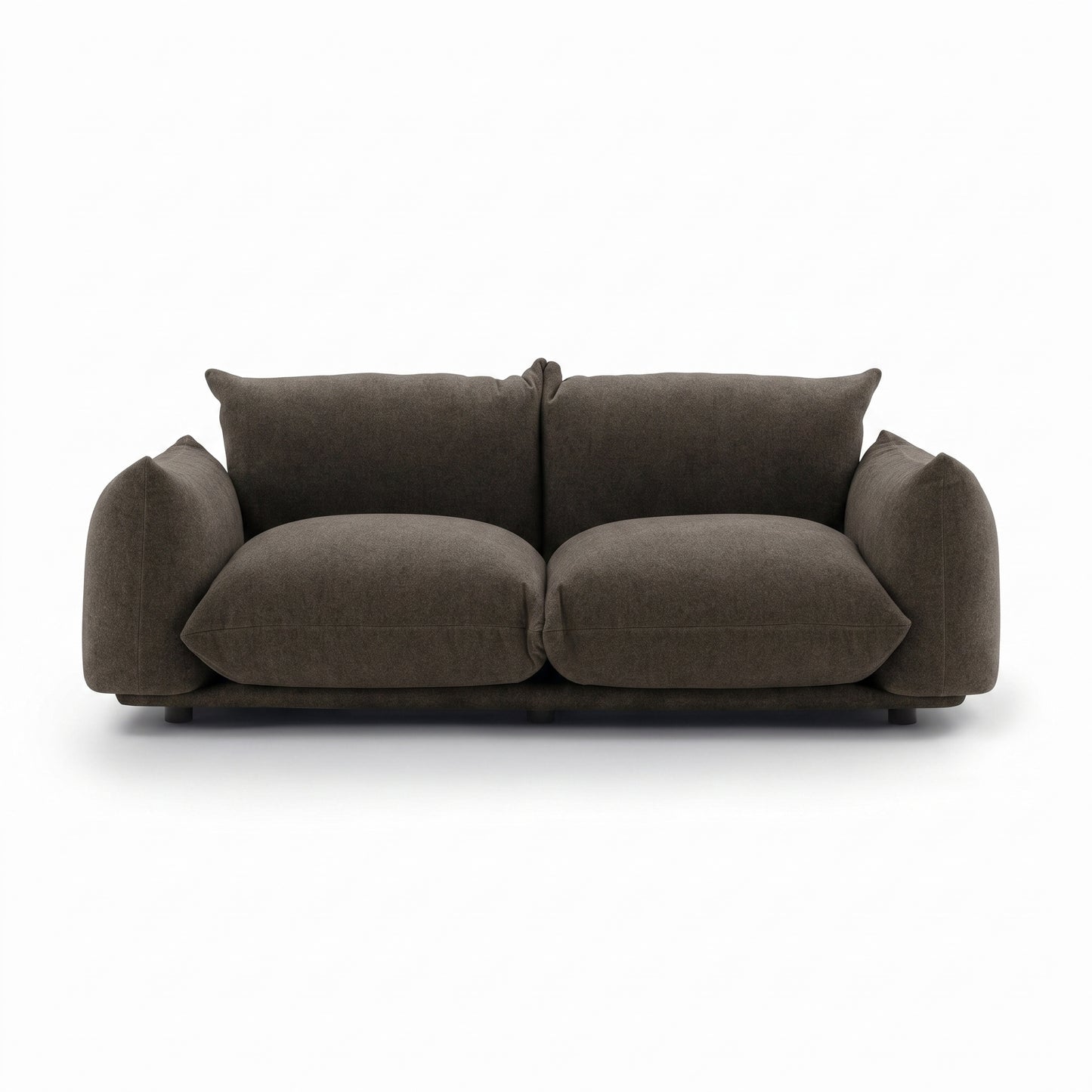 Marenco 2018 Sofa 2 Seat Small | Earth Brown Mistral 2012 Velvet - Generated