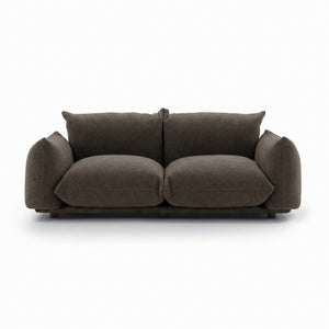 Marenco 2018 Sofa 2 Seat Small | Earth Brown Mistral 2012 Velvet - Generated