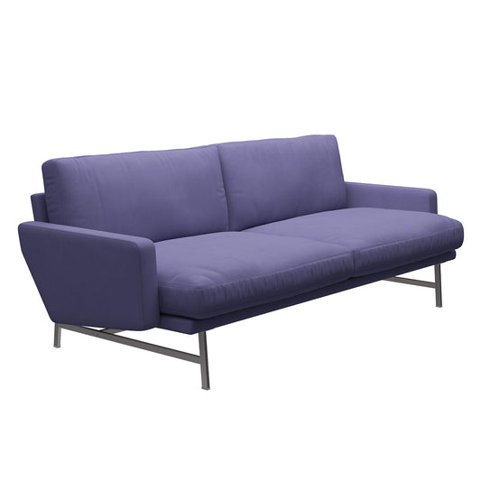 Lissoni 2 Seat Sofa PL112 | Fame 65081 Air Force Blue Upholstery