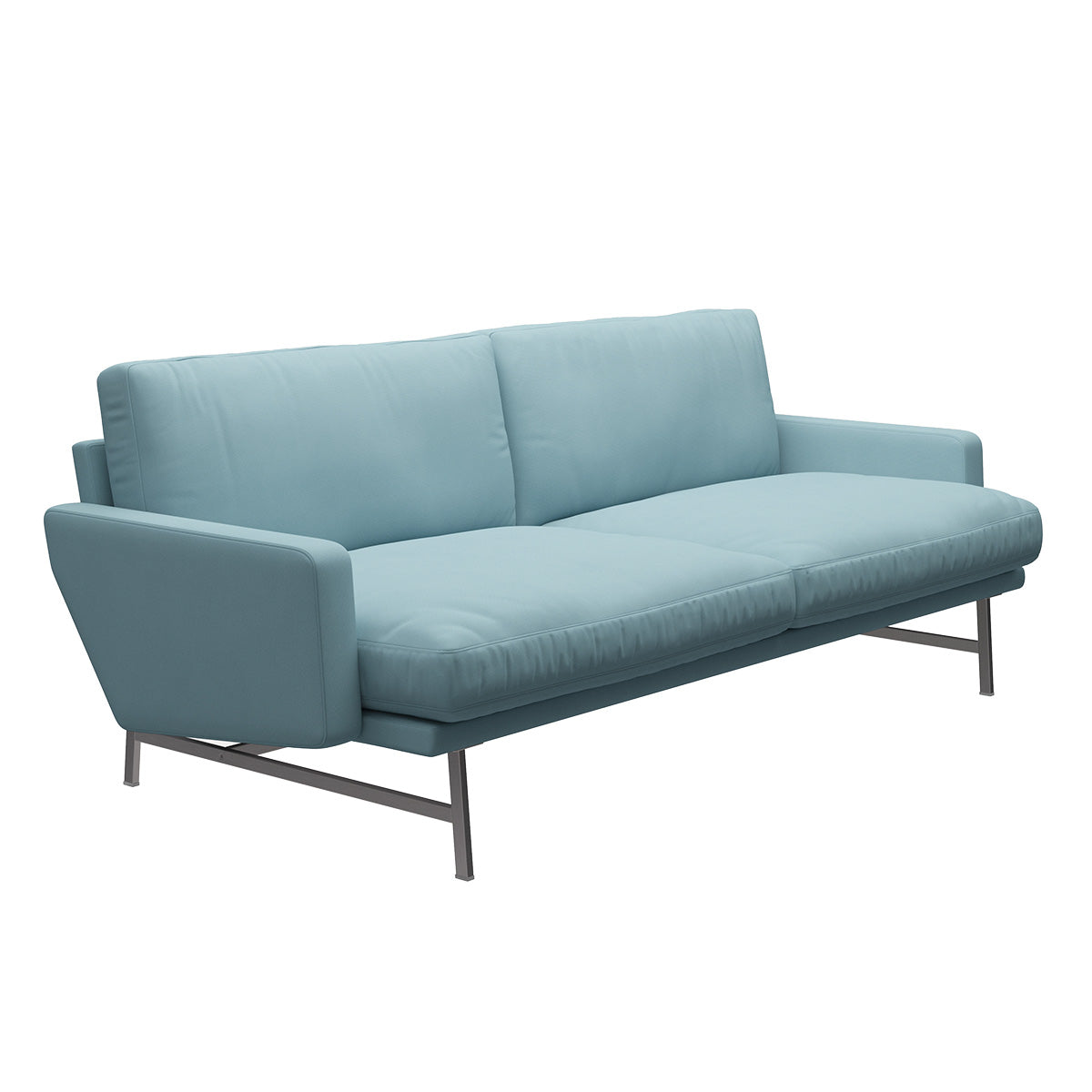 Lissoni 2 Seat Sofa PL112 | Fame 67068 Glacier Mint Upholstery